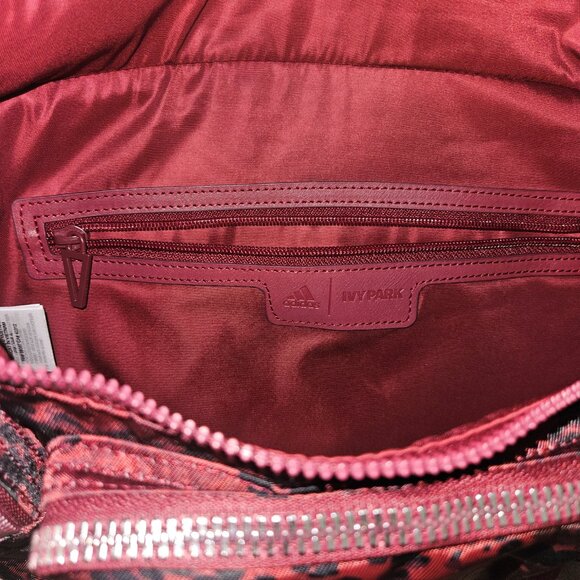 Ivy Park X Adidas Large Red Burgundy Oversized Fanny Pack Crossbody Belt Bag - Picture 7 of 7